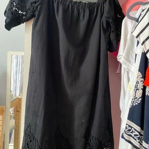 barney’s new york off the shoulder dress